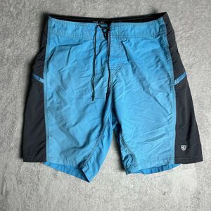 Kuhl Men's Blue Mutiny River Shorts, Size 34, for Outdoor Hiking and Swimming